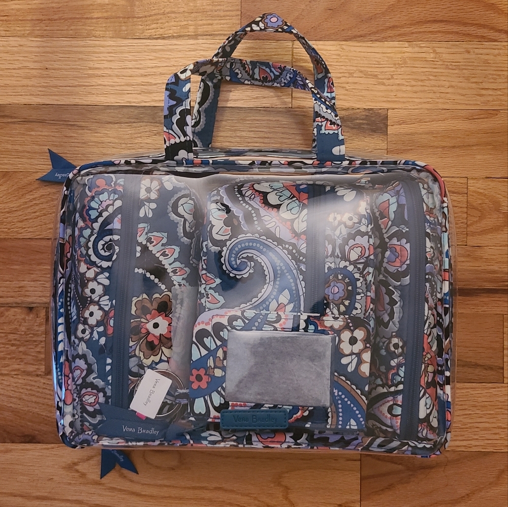 Vera Bradley 5 Piece Cosmetic Organizer